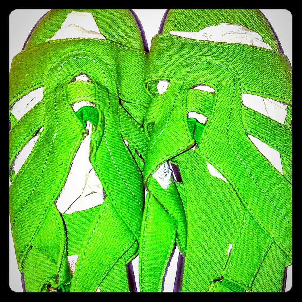 American Sweetheart Lime Green Women Sandles